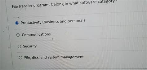 File Transfer Programs Belong in What Software Category? Exploring the Digital Conduits of Data Exchange